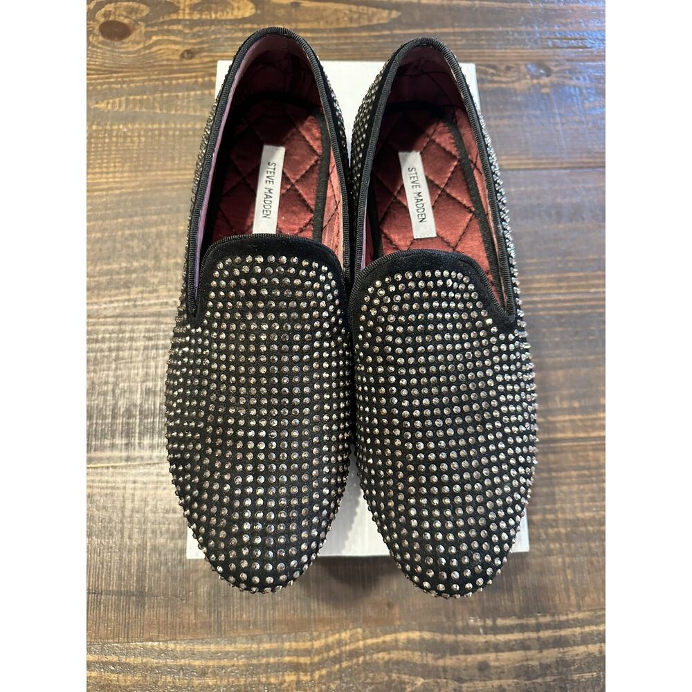 Steve Madden Caviar Rhinestones Sz 13 Fancy Shiny Dressy Men’s Oxford NIB